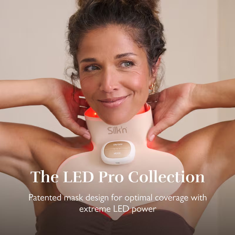 Silk'n LED Chest Mask Pro for neck wrinkle reduction and chest firming