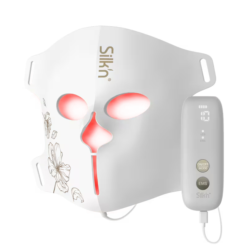 Silk'n LED EMS light therapy mask for facial lifting and skin tightening