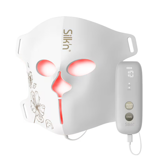 Silk'n LED EMS light therapy mask for facial lifting and skin tightening