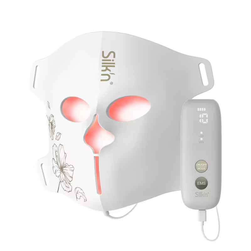 Silk'n LED EMS light therapy mask for facial lifting and skin tightening