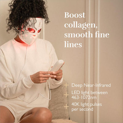 Silk'n LED EMS light therapy mask for facial lifting and skin tightening