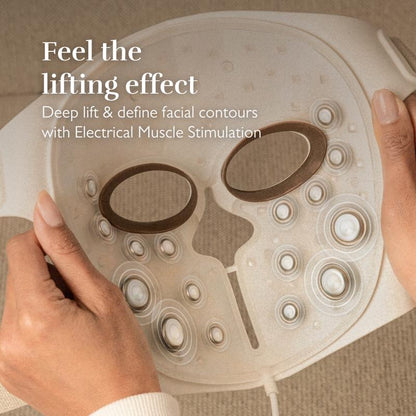 Silk'n LED EMS light therapy mask for facial lifting and skin tightening